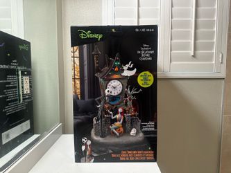 Disney Nightmare before Christmas 22" Animated Clock Tower with LED and Music