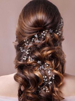 Unicra Crystals Bridal Wedding Headband, Hair Vine and Headpiece