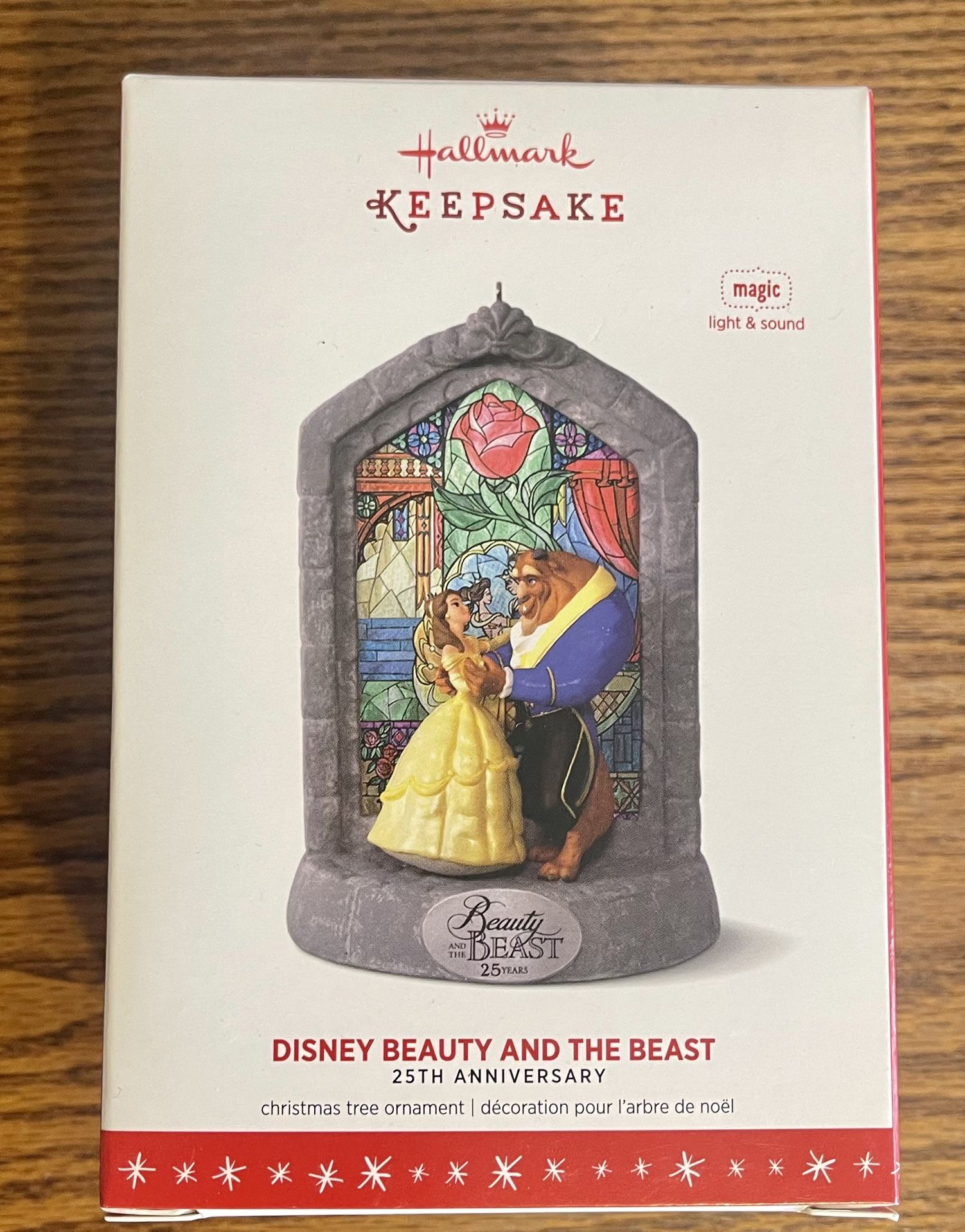 Hallmark Keepsake Disney Beauty And The Beast 25Th Anniversary Holiday Ornament