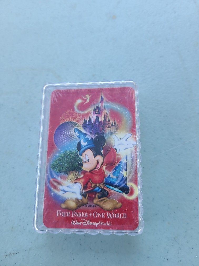 New Walt Disney World Playing Cards, Four Parks One World Tinkerbell Joker