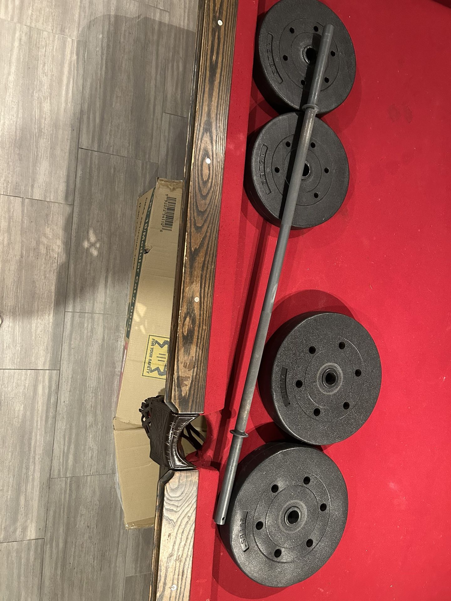 Weight Plates With Bar