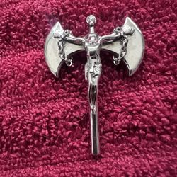 Hard Jewelry 925. Religion Is War Pendant 