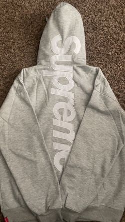 Supreme Hoodie Sweatshirt Gray