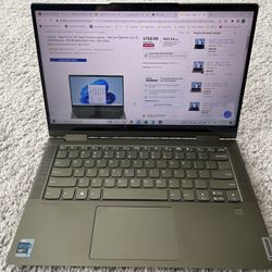 Lenovo Yoga 7i  2-in-1 Touch Screen Laptop 2021