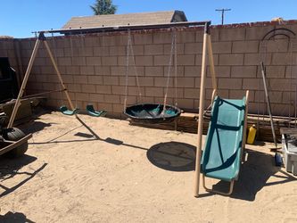 Swing set metal