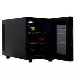BRAND NEW Koolatron Wine Cooler Refrigerator 6 Bottle Countertop Compact Wine Cellar, Small Freestanding Wine Fridge CHEAP