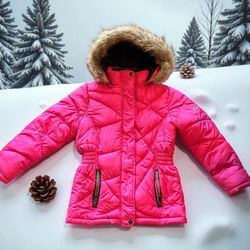 Kids Size 10/12 Snow Jacket Puffer Winter Warm Waterproof Weatherproof
