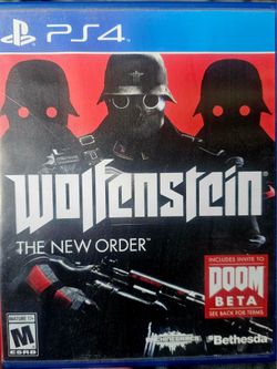 Wolfenstein the new order PS4 game