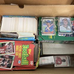 Baseball Cards and Football Cards