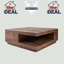 SOLID MANGO WOOD COFFEE TABLE: 30% OFF!