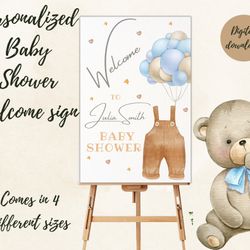 Baby Shower Welcome Sign