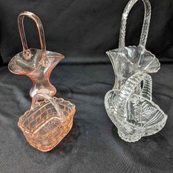 Vintage Glass Baskets