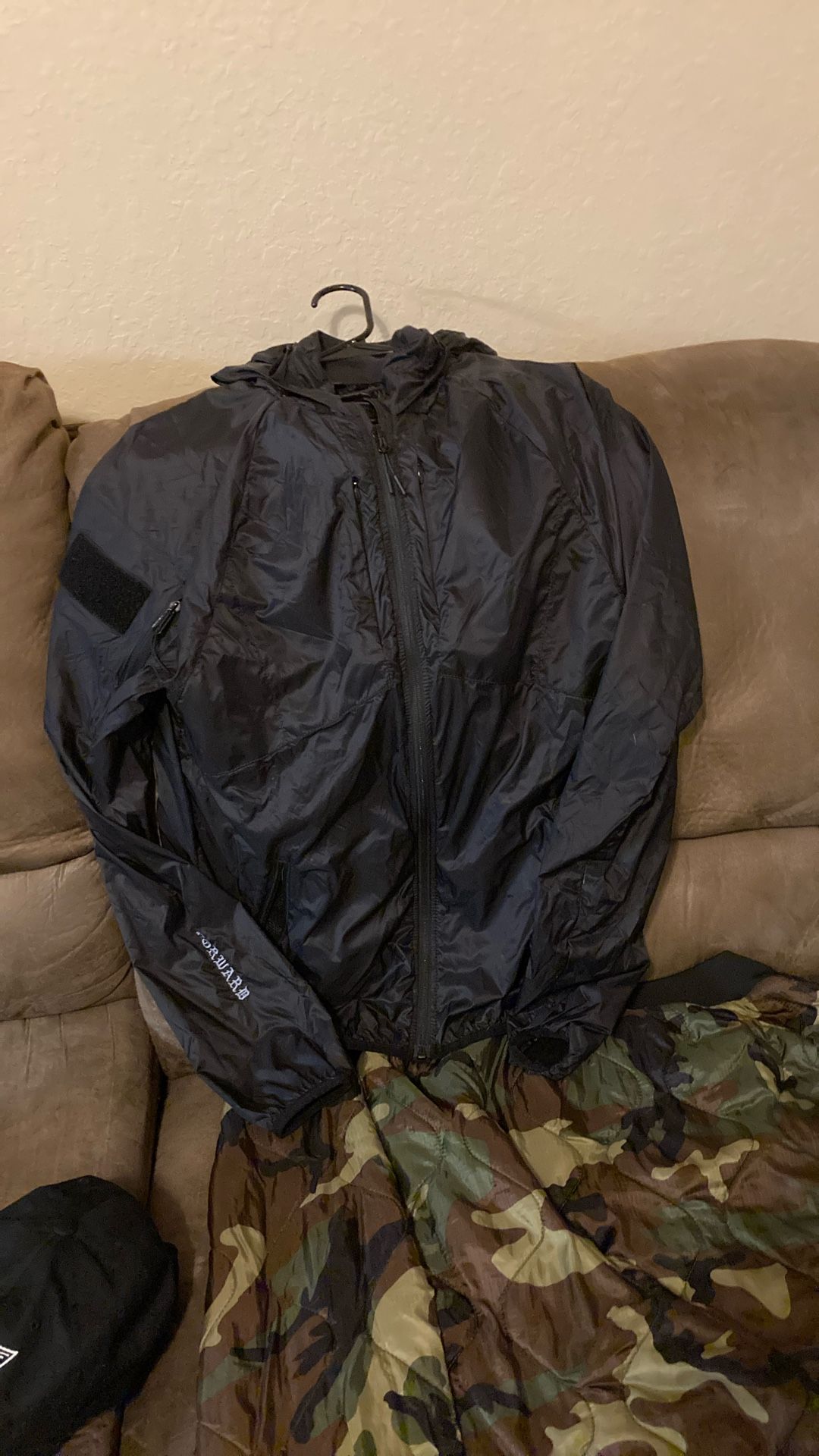 FOG x Gearlab Black Windbreaker Jacket