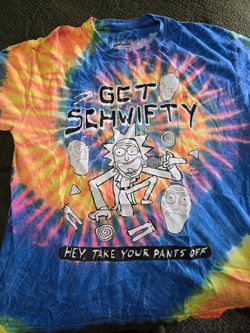Tye Dye Rick And Morty Shirt