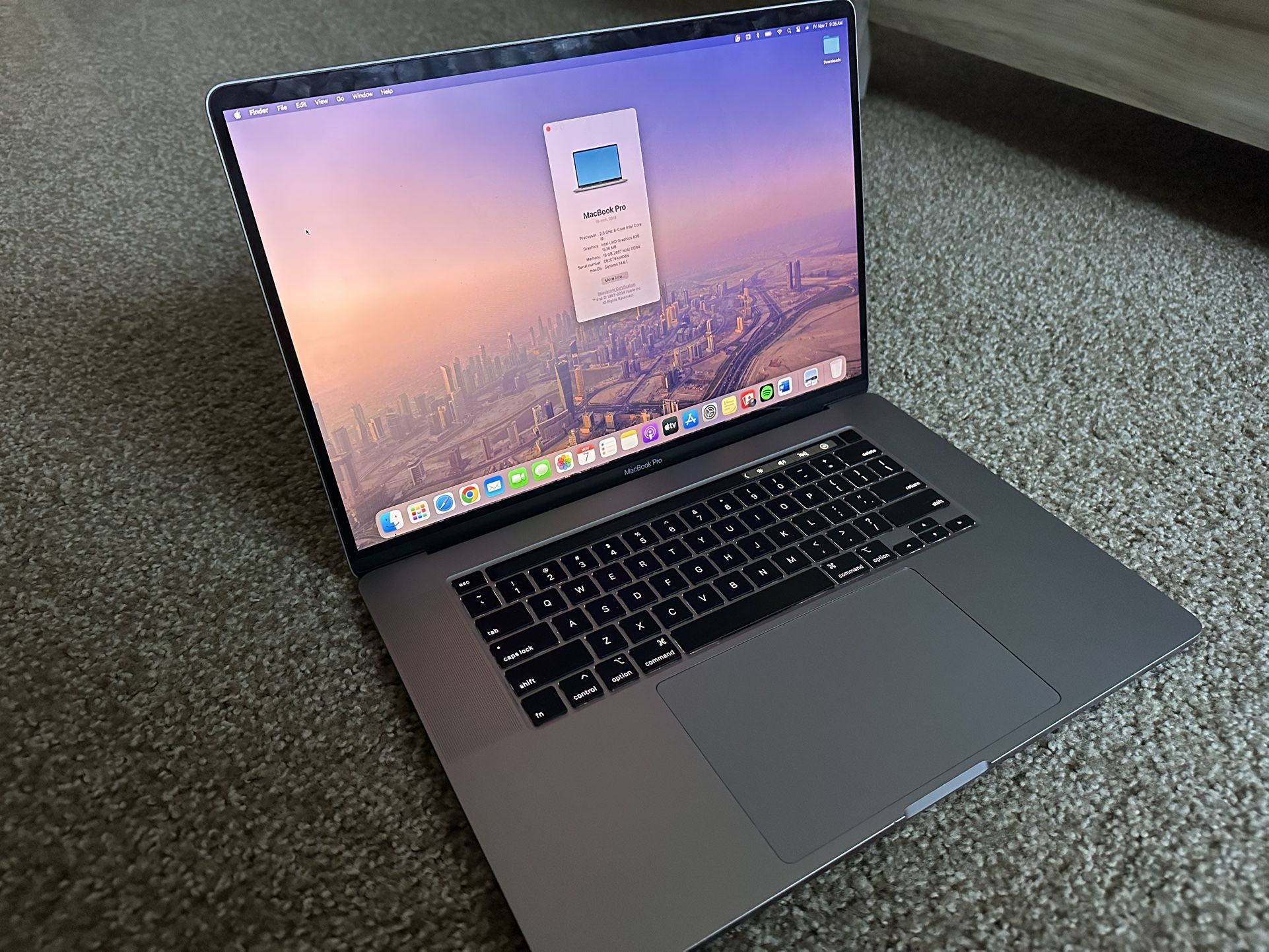 16-inch, 2019 MacBook Pro