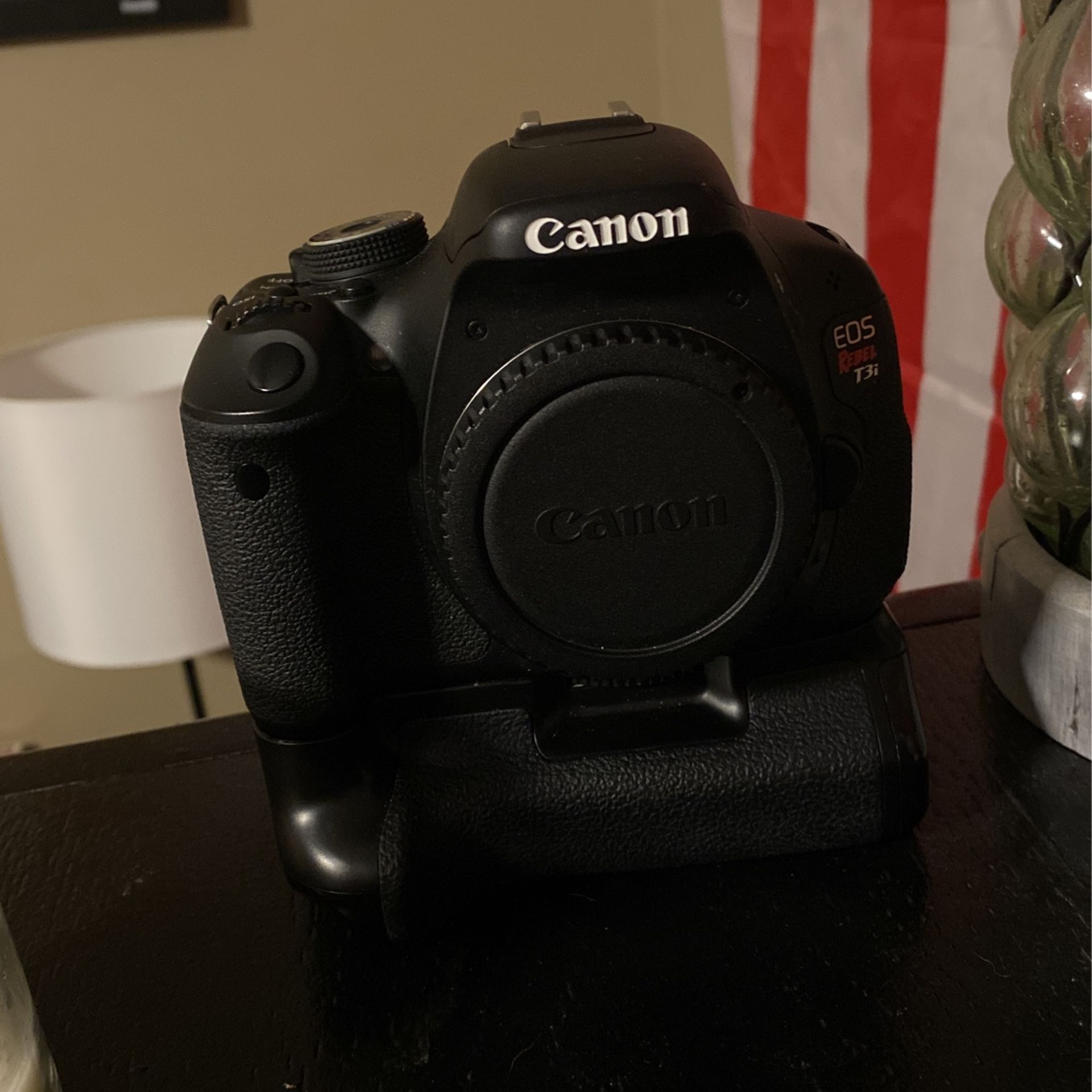 Canon EOS Rebel T3i W/ Battery Grip