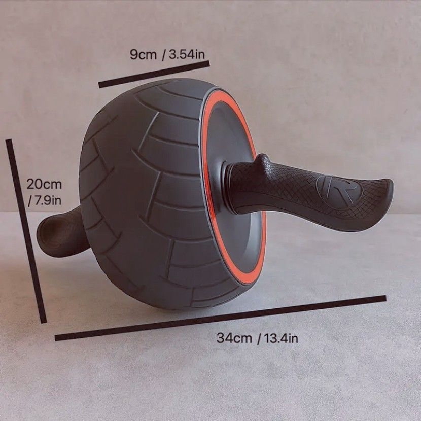 Portable Ab Roller Wheel for Core Strength with Dual Wheel Stability