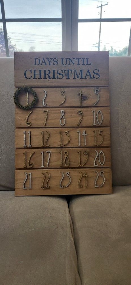 Christmas Count Down Calendar
