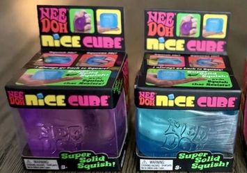 New Needoh Nice Cube purple and blue bundle