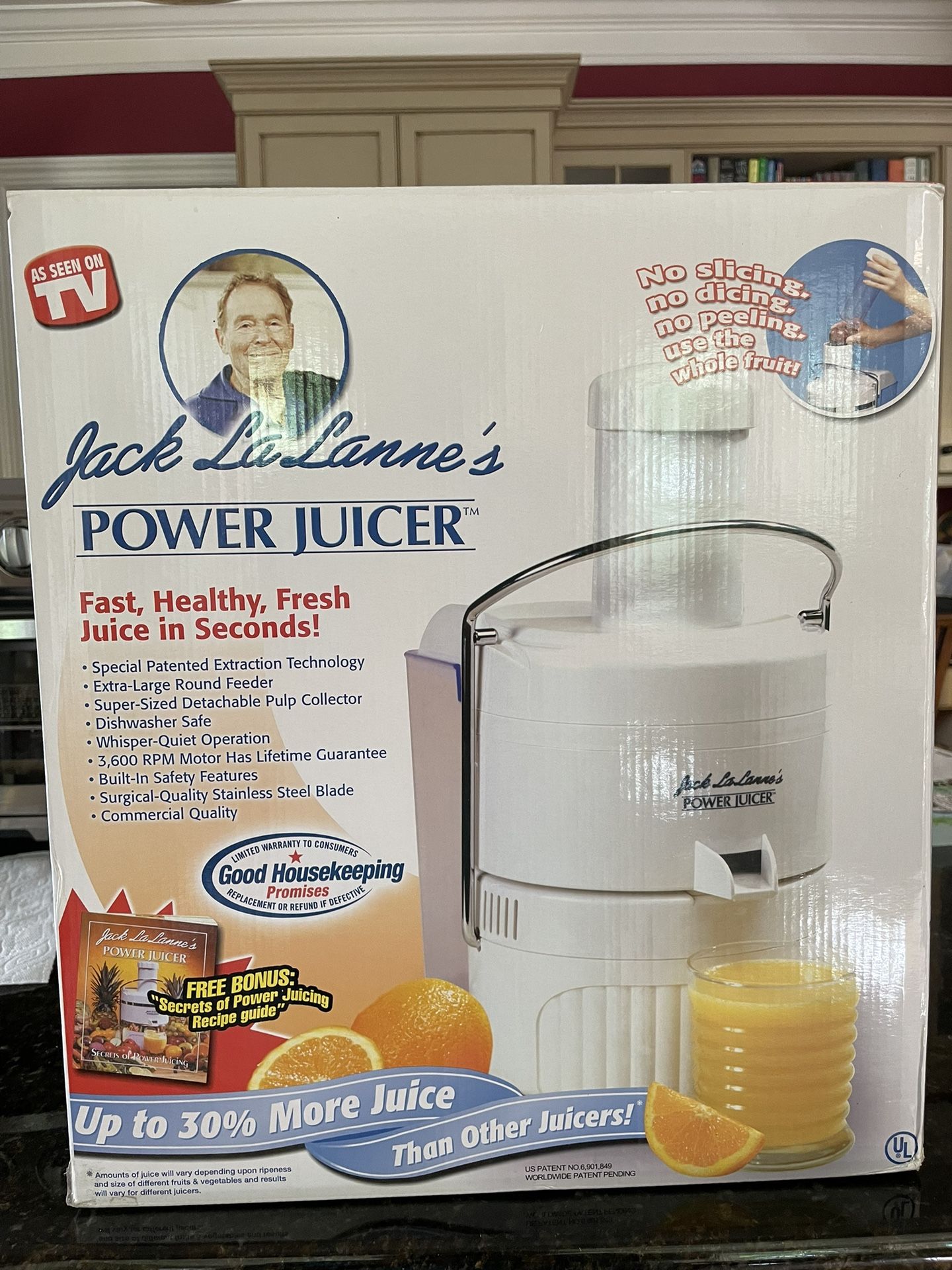 Power Jack A Lane Juicer New In Box: Jack LaLanne Power Juicer
