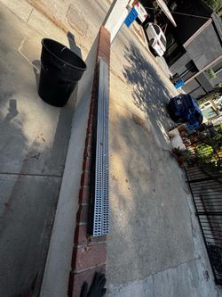 Slim channel drain 6’