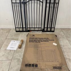 Multi-Use Decorative Pet Gate / Baby Gate - Fits Openings 29” - 48”