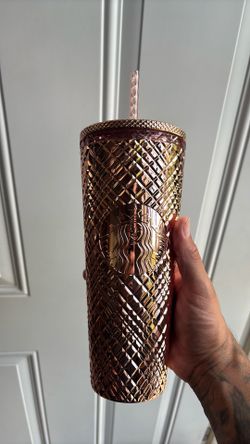 Rose gold Starbucks cup brand new