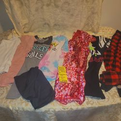 9 Piece Women's Pjs And Nightgown Size Large & Xl Bundle 