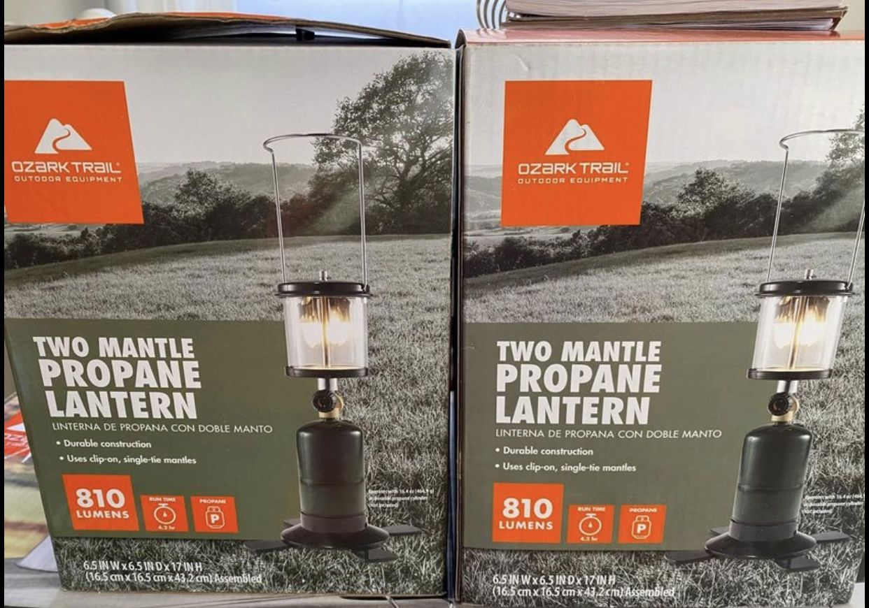 Ozark trail 2 hot sale mantle propane lantern