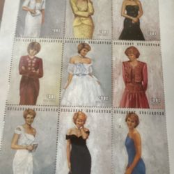 Princess Diana Collectors Stamps