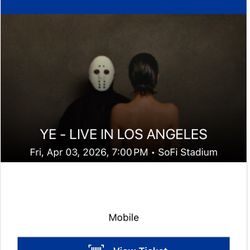 Ye! Kanye West Concert! One Night Only 