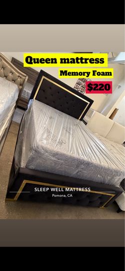 Queen size memory foam mattress