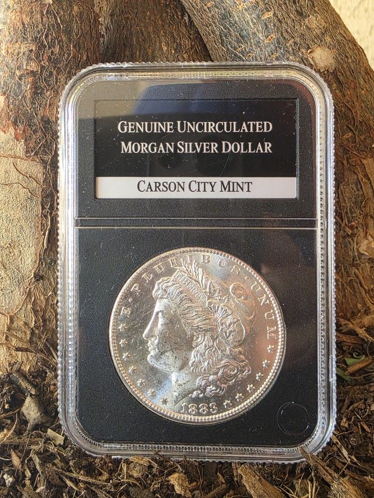 1883 Uncirculated Morgan Silver Dollar, CC