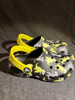 Toddler Iconic Crocs Comfort Dinosaur - C9