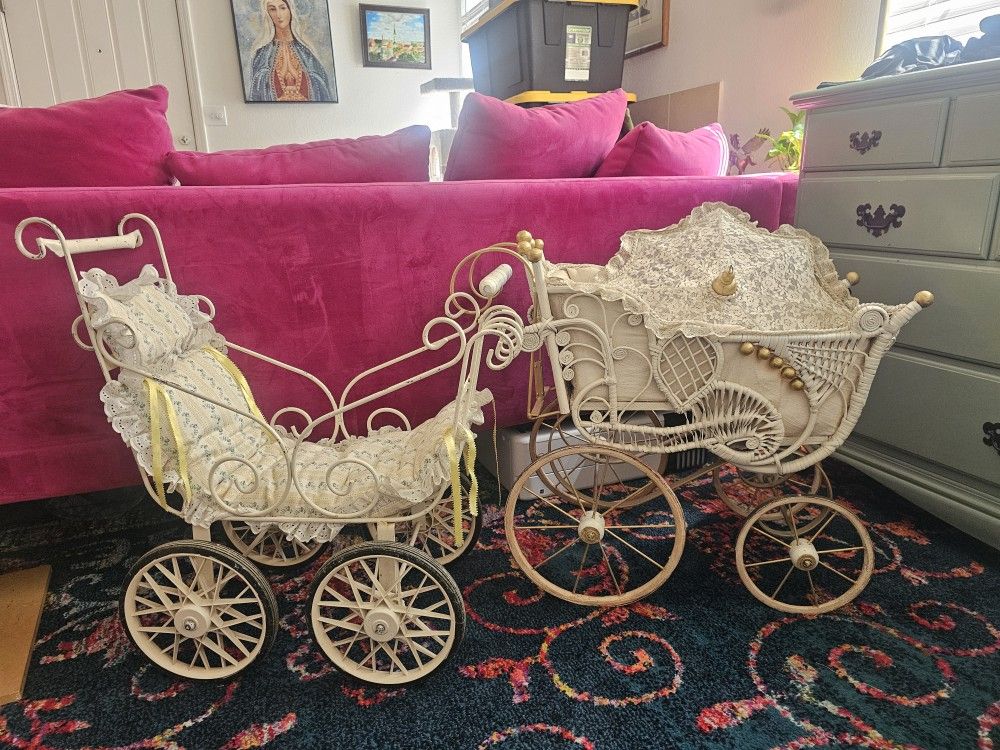 Vintage Doll Carriages