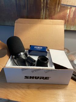 Shure SM7B Microphone + Cloudlifter CL-1 – Excellent Condition