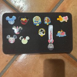 Disney Pins - Cruella Dumbo Zootopia Mickey