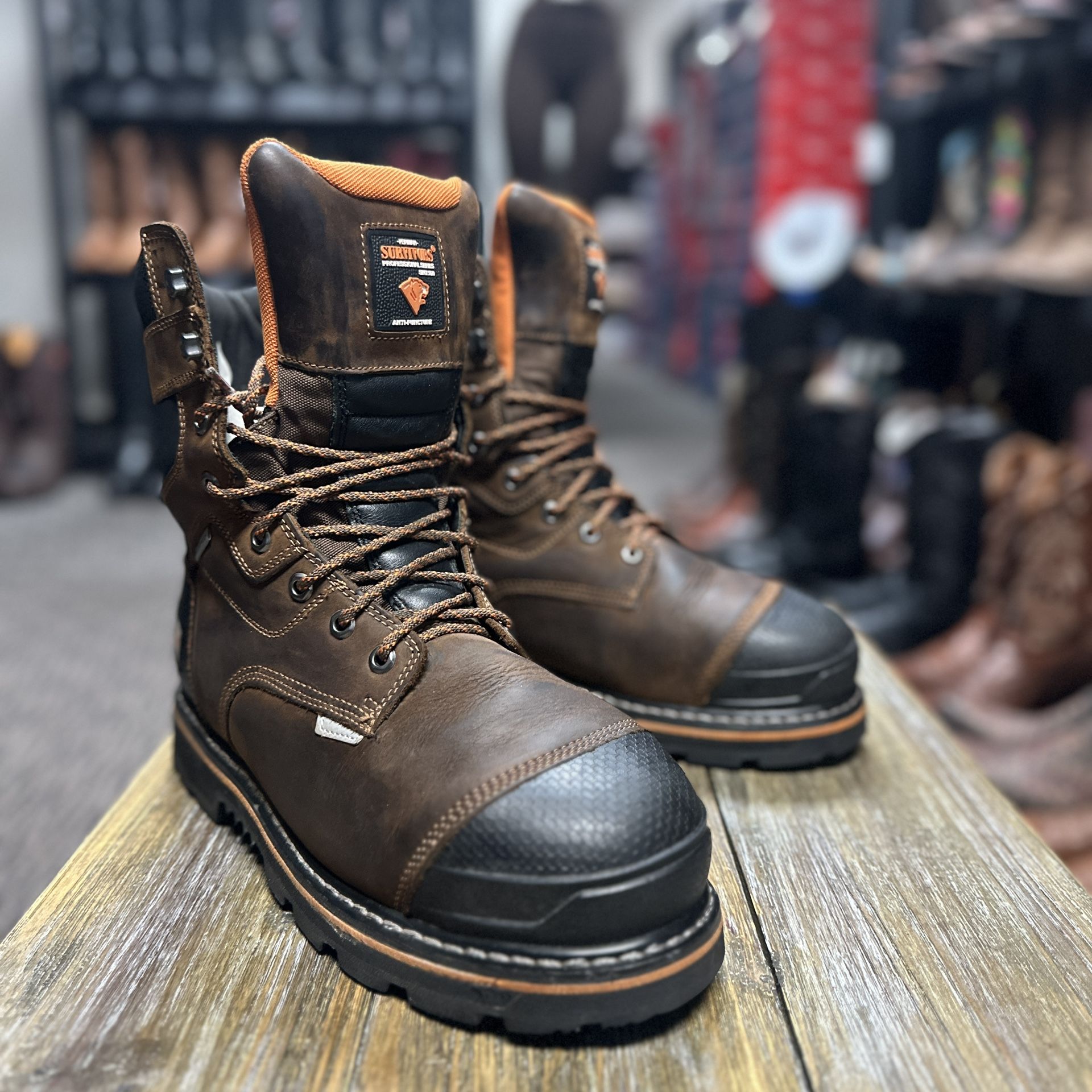 Herman Survivors Pro Series Men's Dozier Waterproof 8" Steel Toe Work Boots