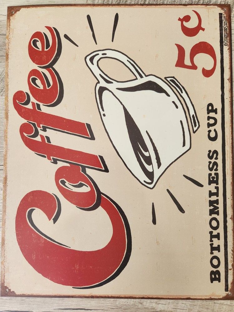 RUSTIC METAL SIGN Sold