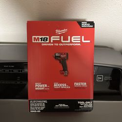 New Milwaukee M18 FUEL Gen-2 Brushless Cordless Mid Torque 1/2" Impact Wrench (Tool Only)