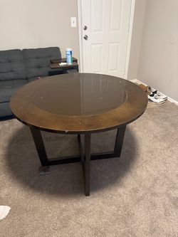 Round Wood Coffee Table