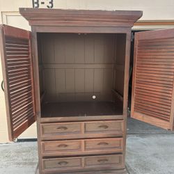 Wooden Dresser/Armoire