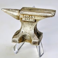 Pure 999 Silver Anvil 2 Oz+ 