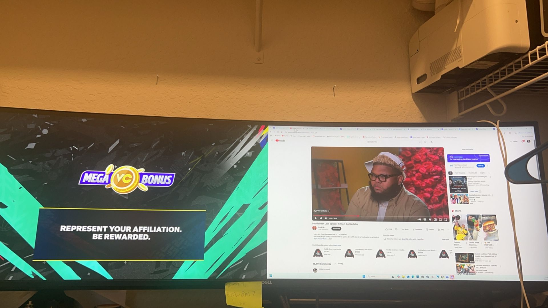 Ultra Wide 49 “ Dual Monitor