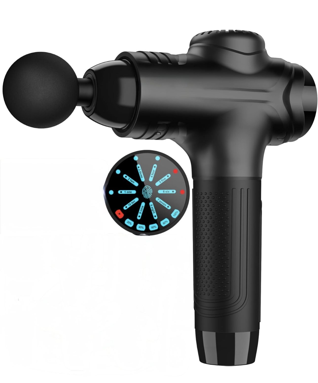 Massage Gun Deep Tissue Percussion Muscle for Athletes,Quiet Handheld Massager with 30 Speed, Electric Back Massagers of X3 Pro(Black)