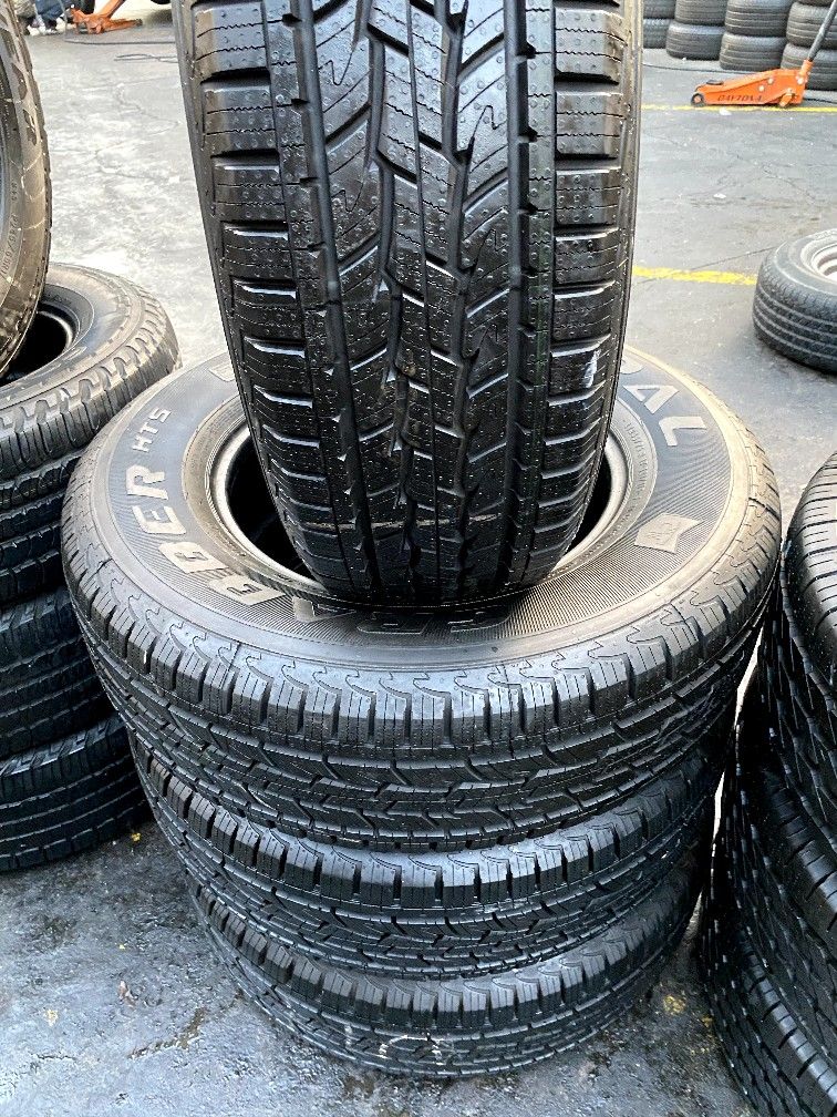 Four good used tires 245/70/17 GENERAL GRABER for Sale in Long Beach