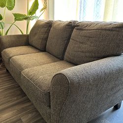 Comfy And Spacious Brown Sofa 