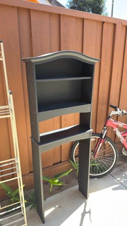 Over-the-Toilet Bathroom Storage Shelf – Black