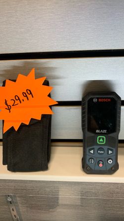 Bosch BLAZE GLM165-27CG laser distance measure.