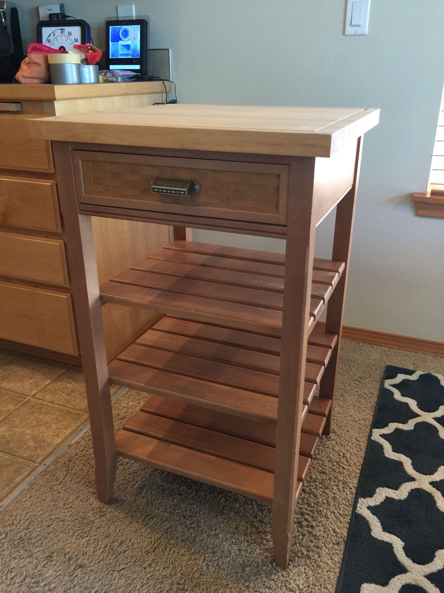 Longaberger Butcher Block Stand for Sale in Lacey, WA OfferUp